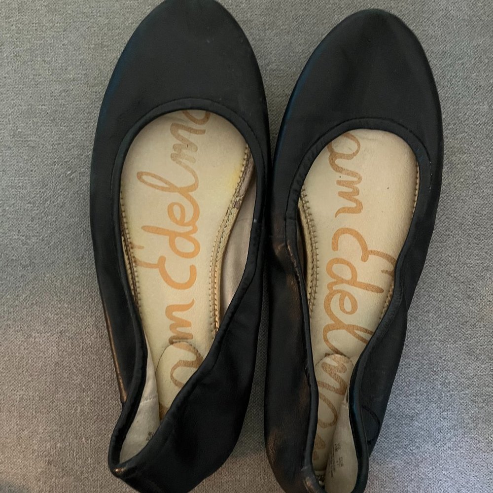 Sam Edelman black ballet flats, size 11